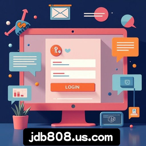 Página de login seguro no jdb808.us.com
